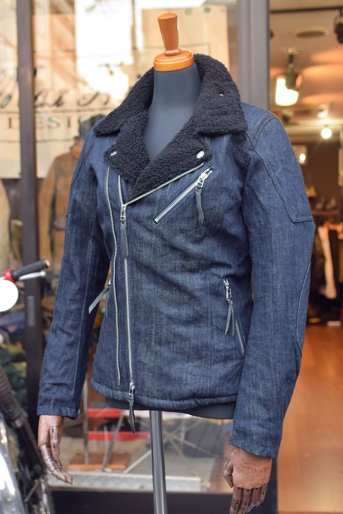 デニムダブルライダースジャケット/レディース限定 | マックスフリッツ