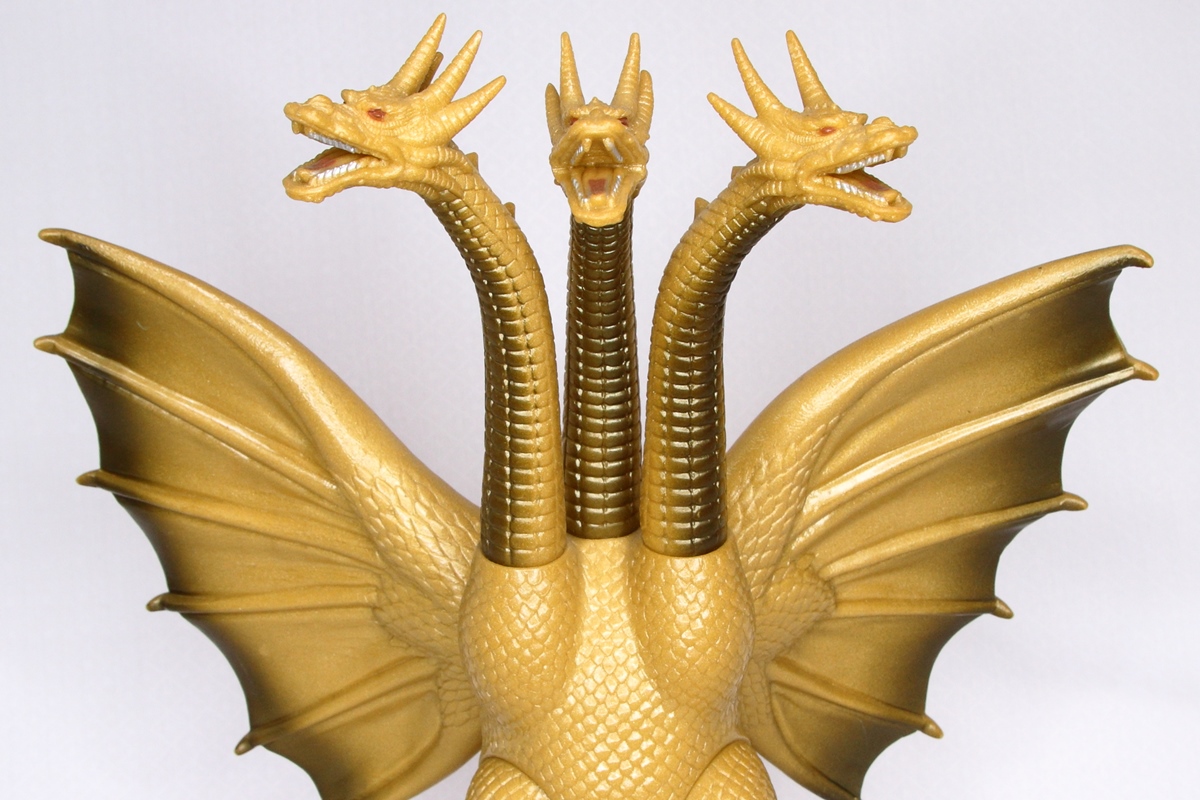 懐かしの】1991年製 バンダイ 東宝怪獣 キングギドラ レトロソフビ