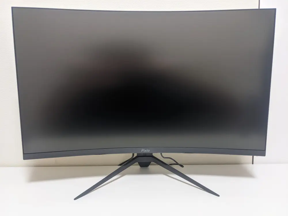 Pixio PXC325のレビュー！31.5インチ湾曲パネル+165Hzのゲーミング