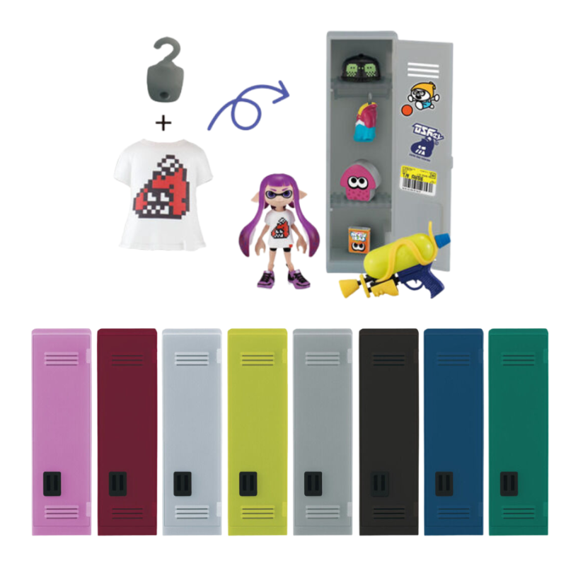 スプラトゥーン3 ロッカーコレクション(8個入) - Meccha Japan