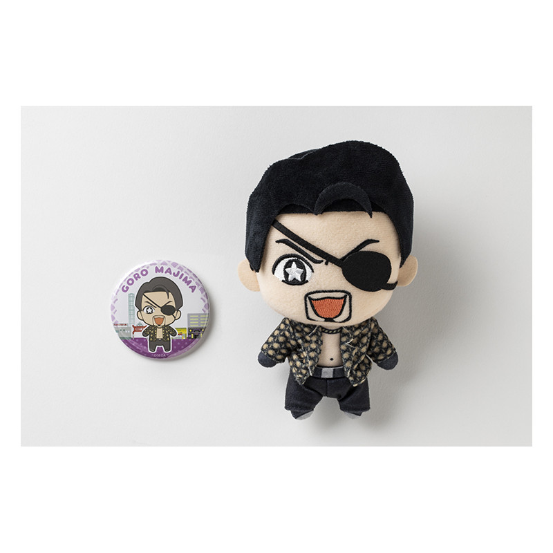 龍が如く』ぬいぐるみ＆缶バッジセット 『極』真島 吾朗 - Meccha Japan