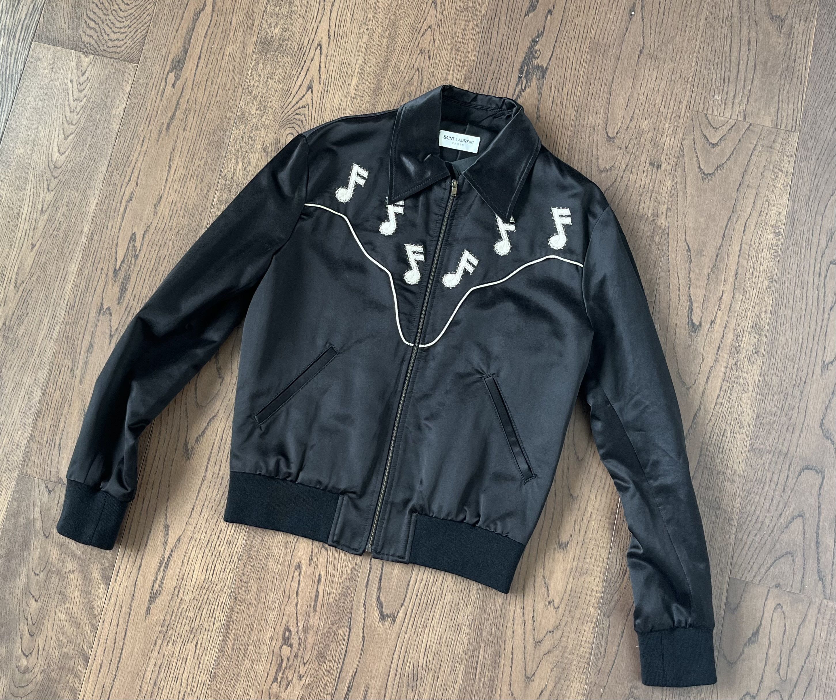 Saint Laurent Music Note Jacket | Grailed