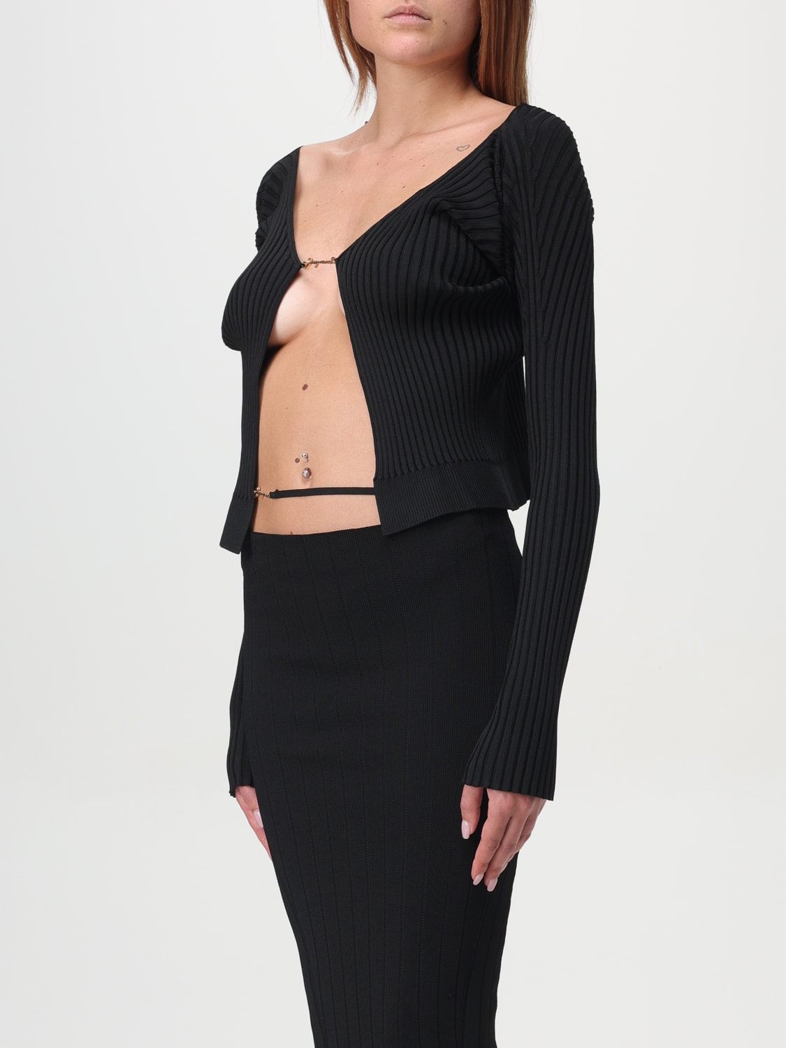 Jacquemus Sweater woman - Black | 22H223KN5002190 | GIGLIO.COM