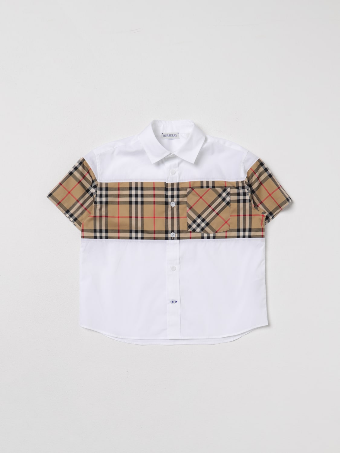 Burberry Shirt kids Kids - White | 8073366 | GIGLIO.COM