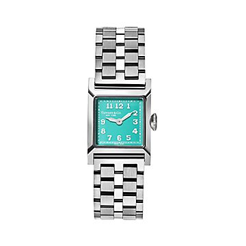Union Square 20 mm Watch in Steel with a Tiffany Blue Dial