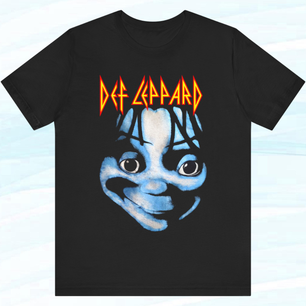 Vintage 1992 Def Leppard Adrenalize Big Face Shirt - TokoPyramid