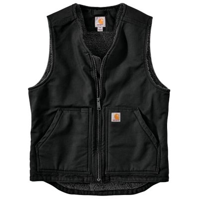 Carhartt Men's Washed Duck Sherpa-Lined Vest at Tractor Supply Co
