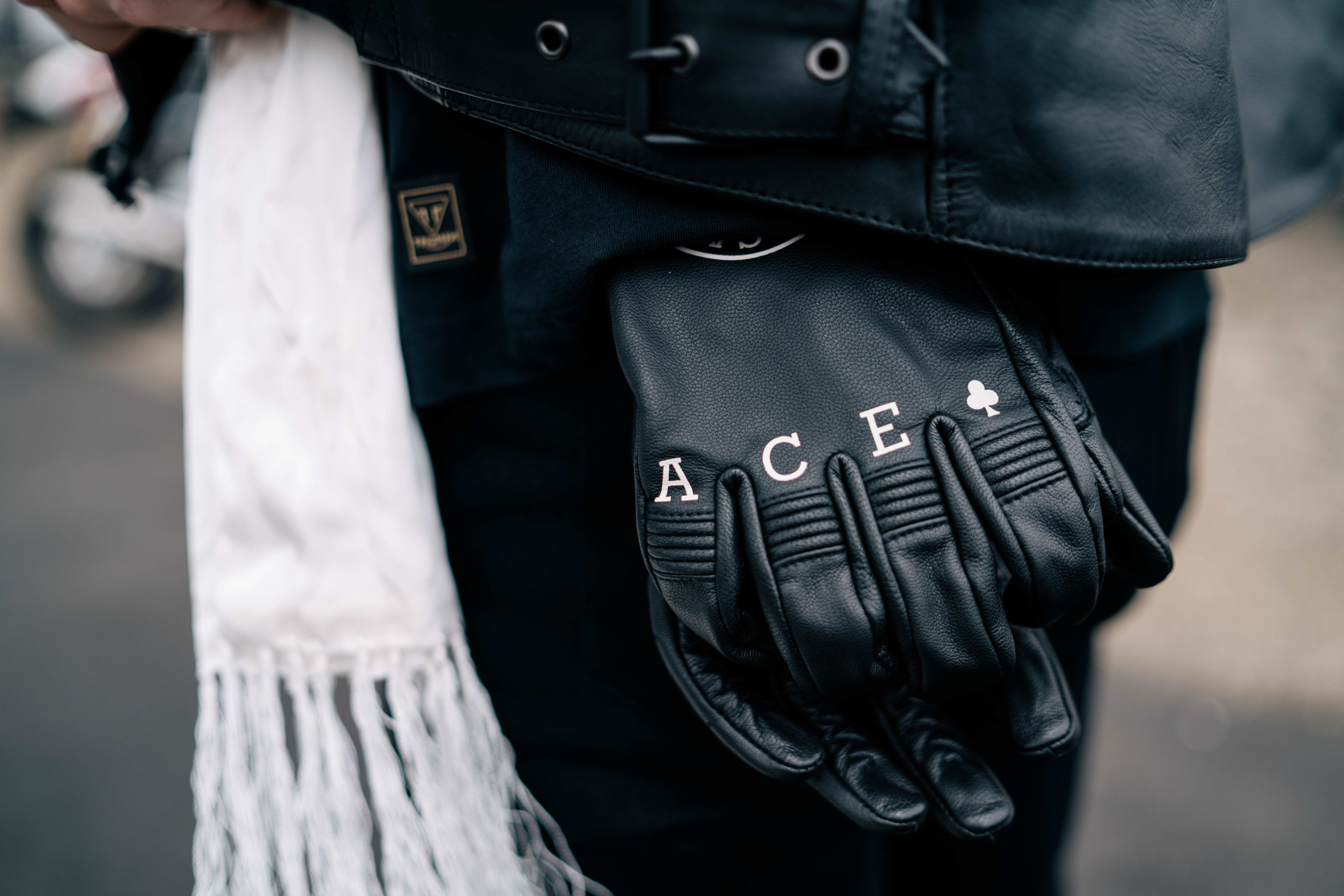 Official Triumph x Ace Cafe Motorcycle Gloves | Motorcycle Clothing