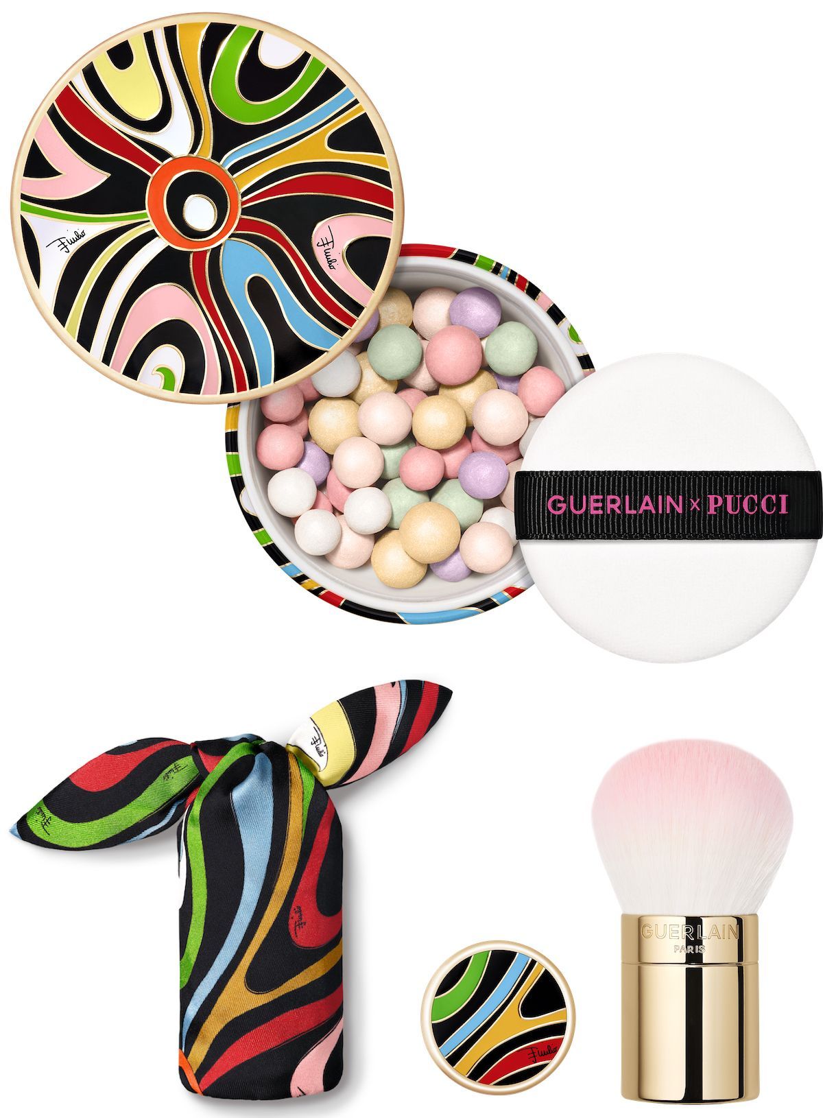 ゲランとプッチが待望の再コラボ。秋メイクを彩る限定品がマルモ柄に