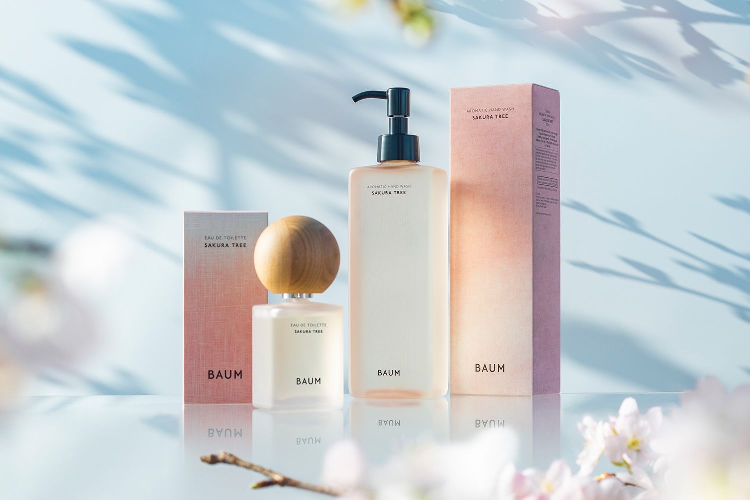 桜の息吹を感じさせるバウムの限定の香り「サクラツリー」で春気分を