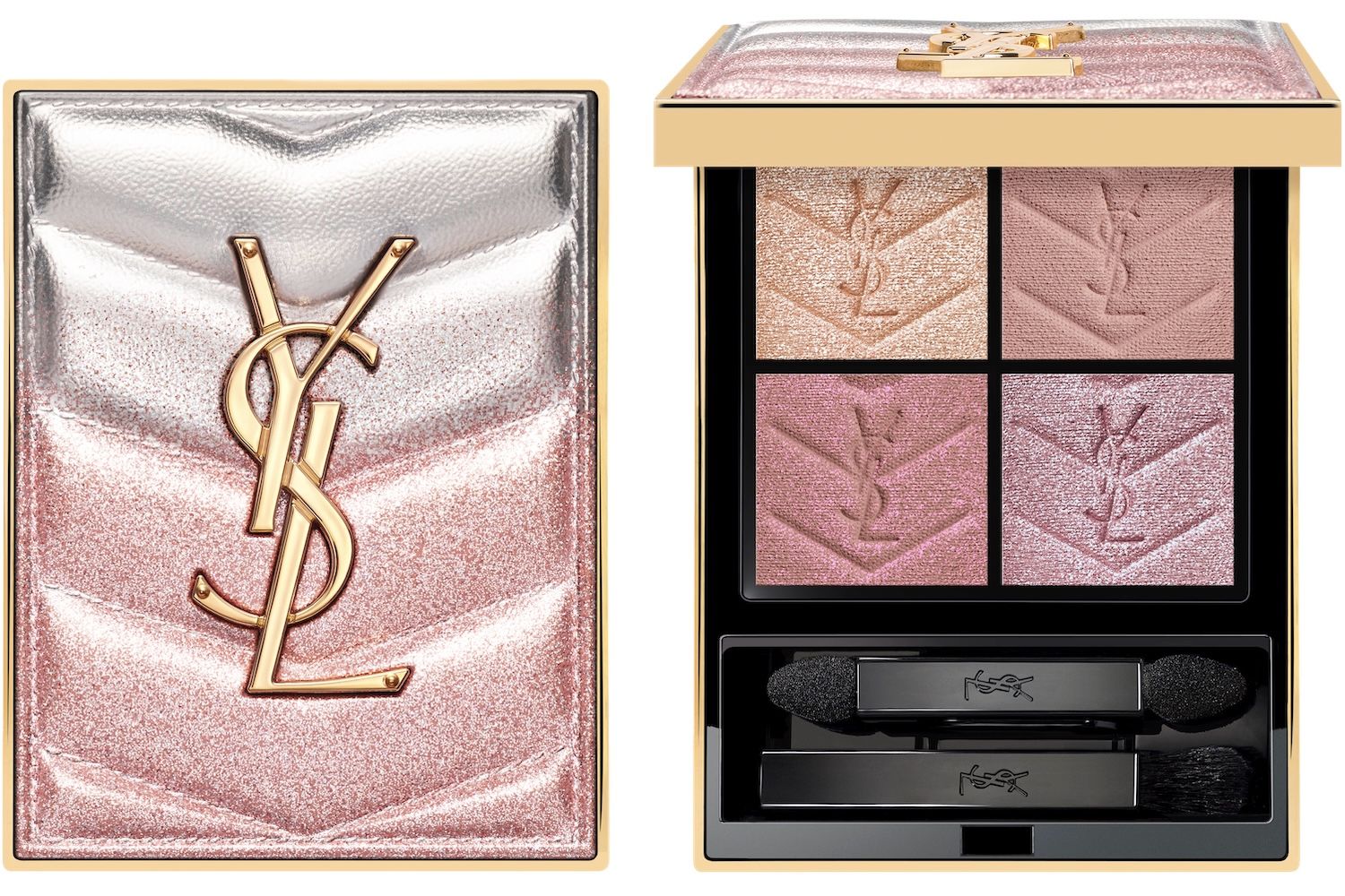 愛”がテーマのシルバーとローズピンクの煌めきに包まれたイヴ・サン