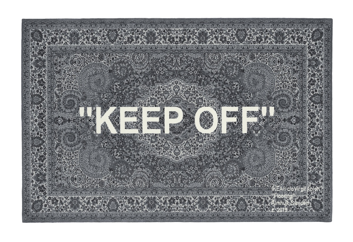 イケア」とヴァージルがコラボしたラグが再発売 一番人気アイテムが