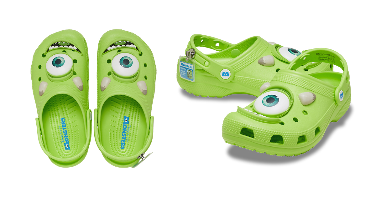 クロックス」×「モンスターズ・インク」 “もふもふ”サリー＆マイクの