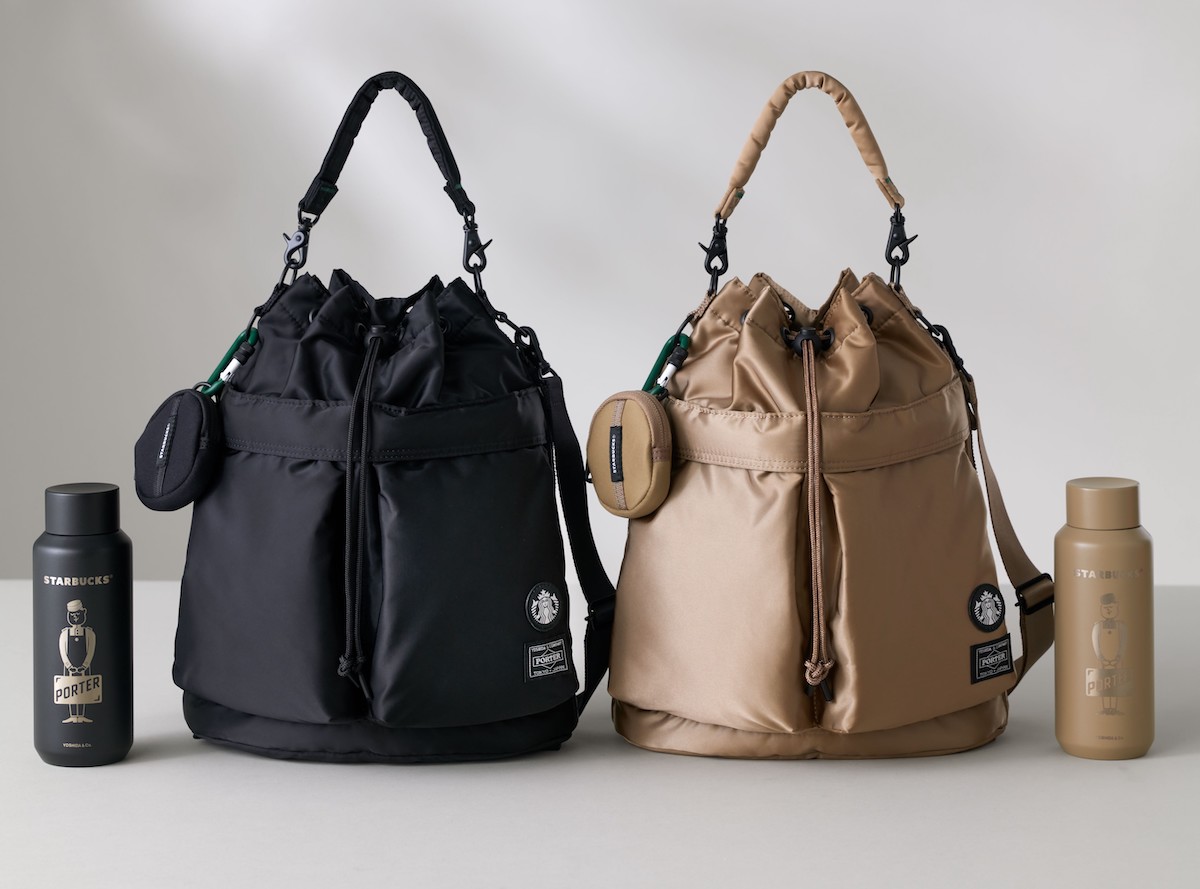 スターバックス」×「ポーター」の第2弾 コーヒーカラーのバッグ