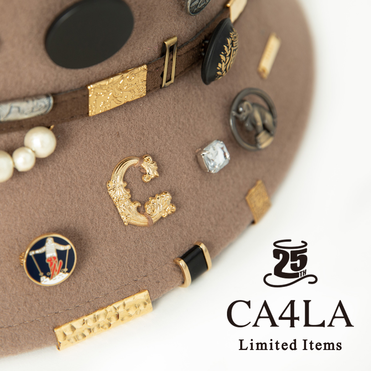 帽子「カシラ」が25周年 記念のフェルトハットとキャスケットを発売