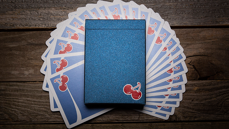 Cherry Casino House Deck Playing Cards (Tahoe Blue) by Pure