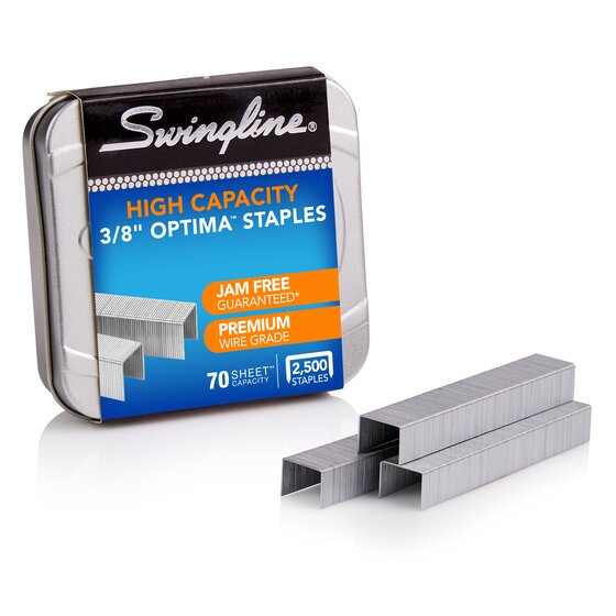 Swingline® Optima® High Capacity Staples, 3/8