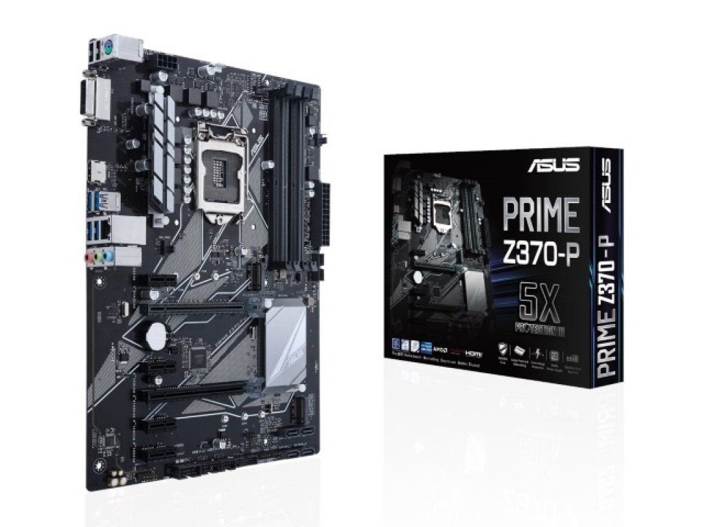 ASUSでは最安、Z370搭載CoffeeLake対応ATXマザーボード「PRIME Z370-P
