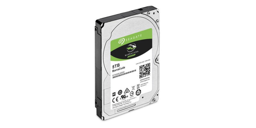 Seagate BarraCudaシリーズから2.5インチ過去最大容量5TBのHDD