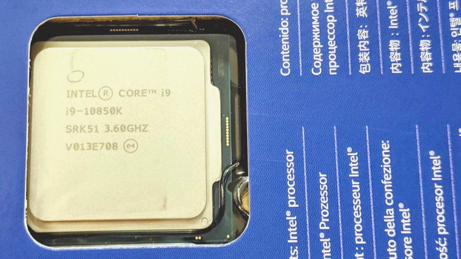 Intel Core i9-10850K CPU 箱無し Intel Core i9-10850K CPU 箱無し