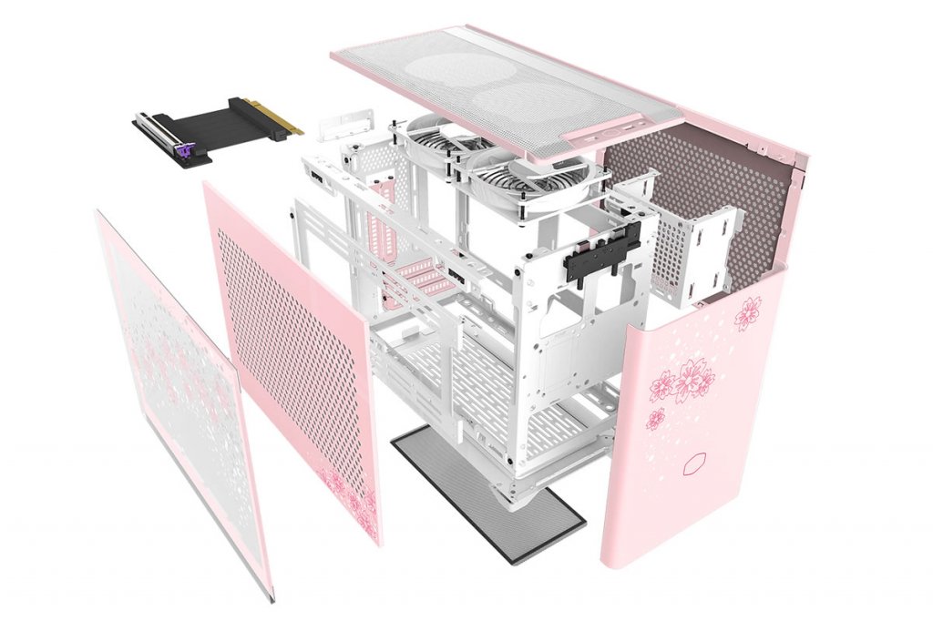 数量限定のカワイイケース、ピンクカラーに桜柄デザインを施したMini