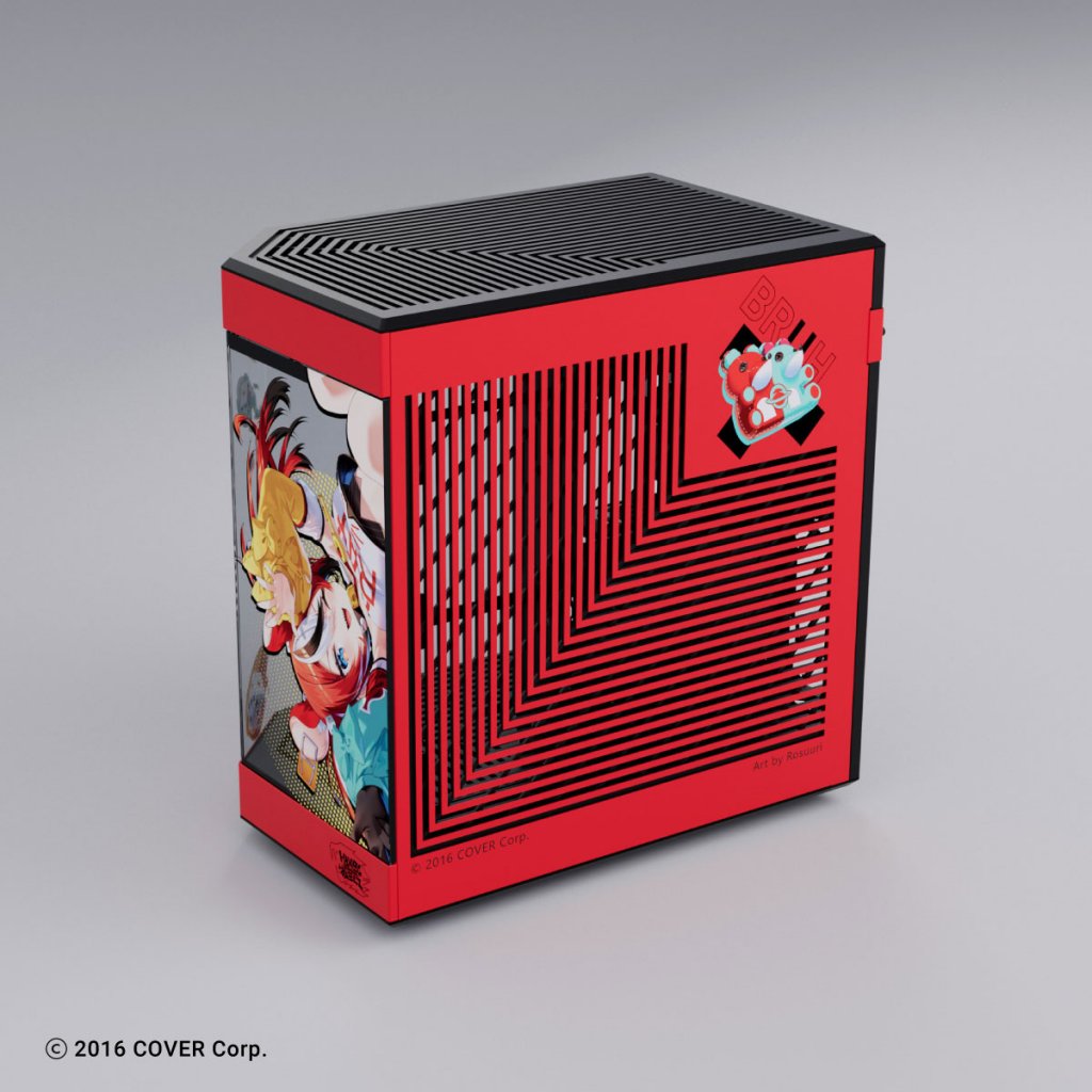 全部魅せる系に限定VTuberコラボ版、Hakos Baelzデザインが施されたPC