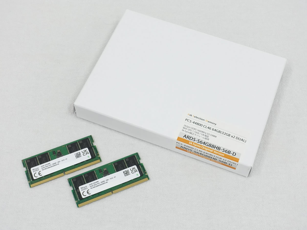 ARK ARD5-S64G88HB-56B-D「SKhynix Edition」 Ark Selection Memory