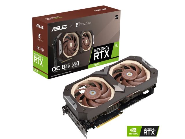ASUS GeForce RTX 3070 グラフィックボード ASUS RTX3070-O8G-NOCTUA