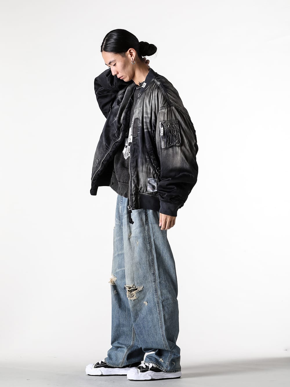 Maison MIHARA YASUHIROフライトジャケット デニムスタイル -FASCINATE