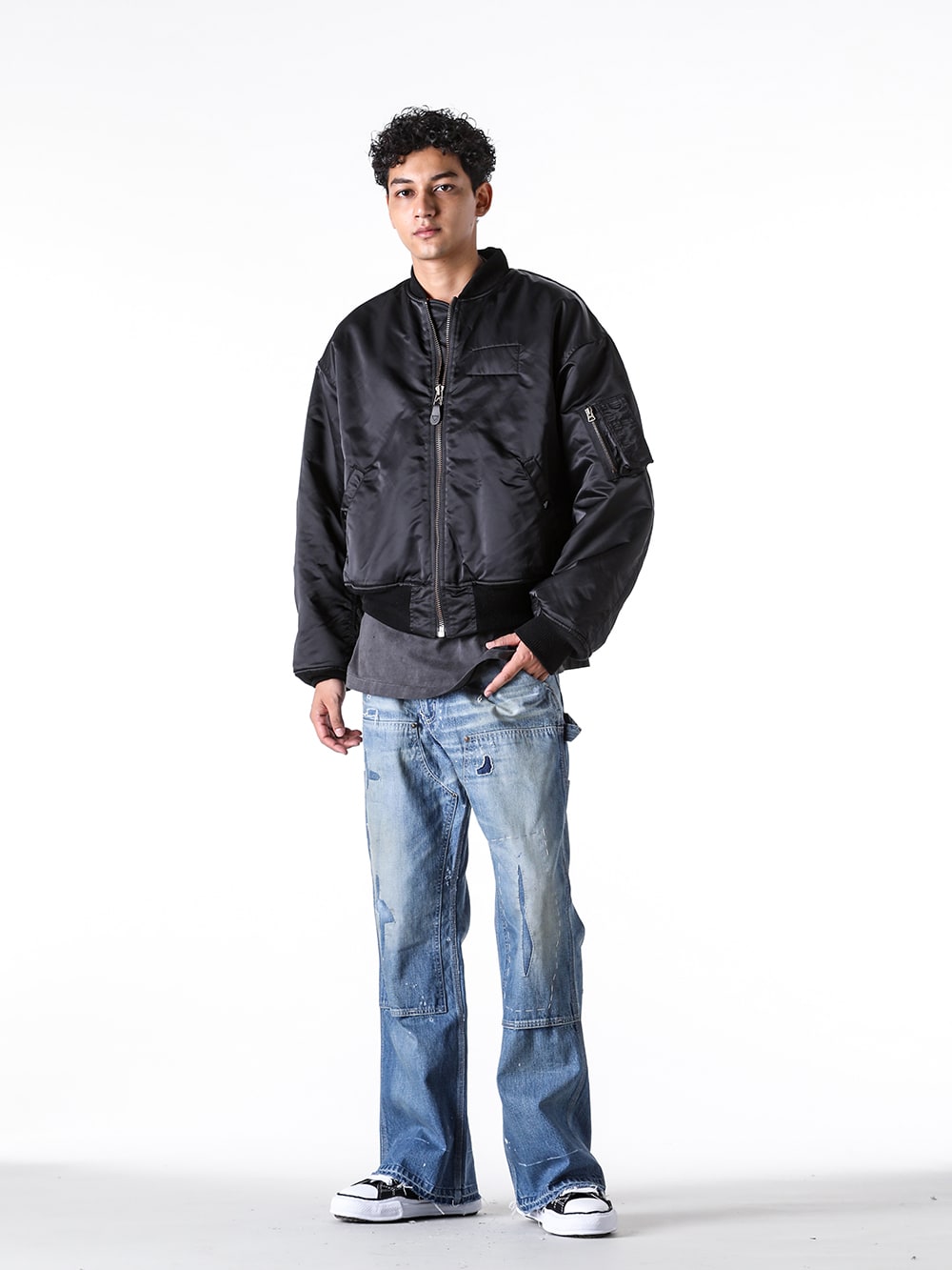 SAINT Mxxxxxx 2024-25AW Winter MA-1 jacket styling -FASCINATE