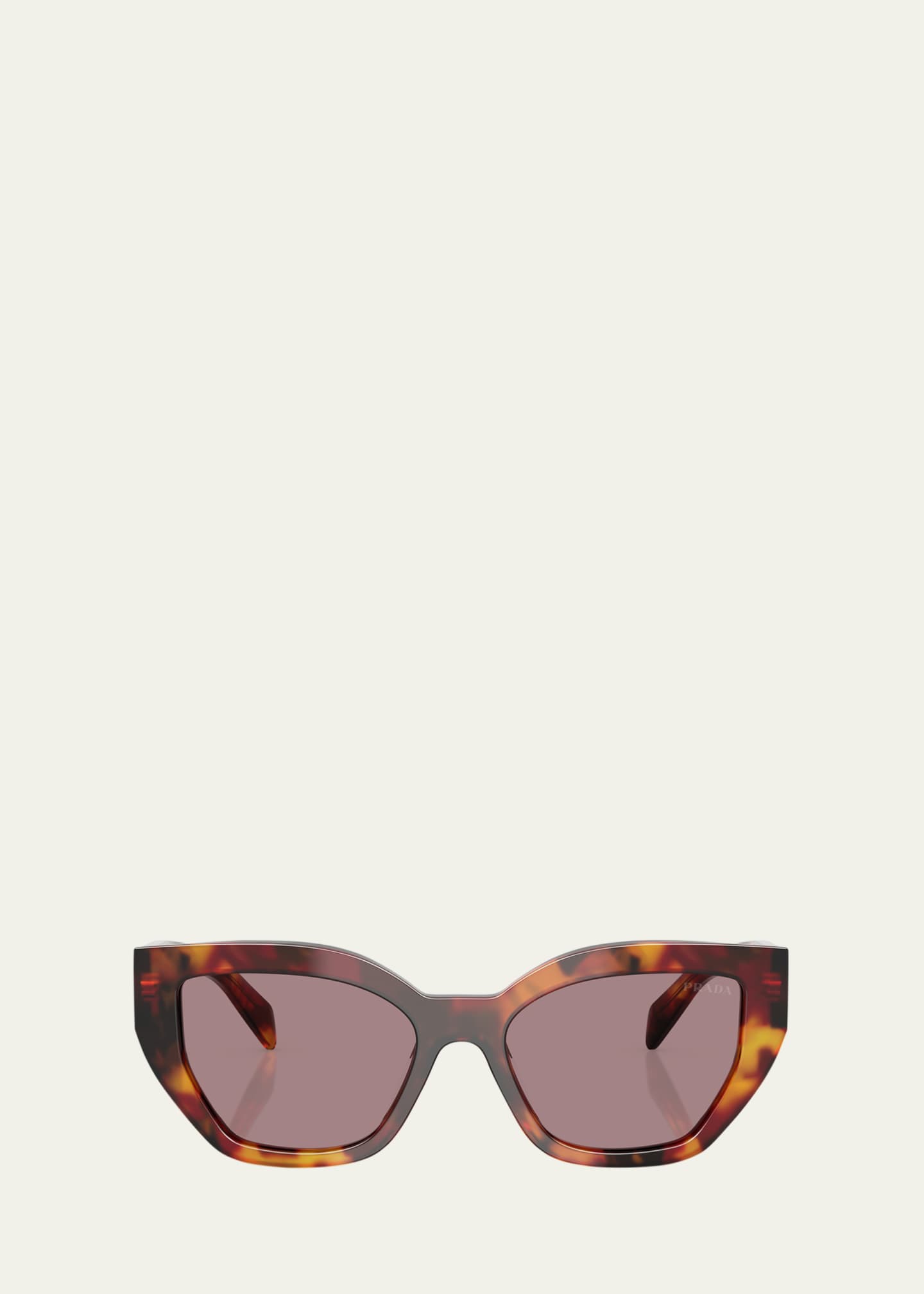 Prada Logo Acetate Butterfly Sunglasses - Bergdorf Goodman