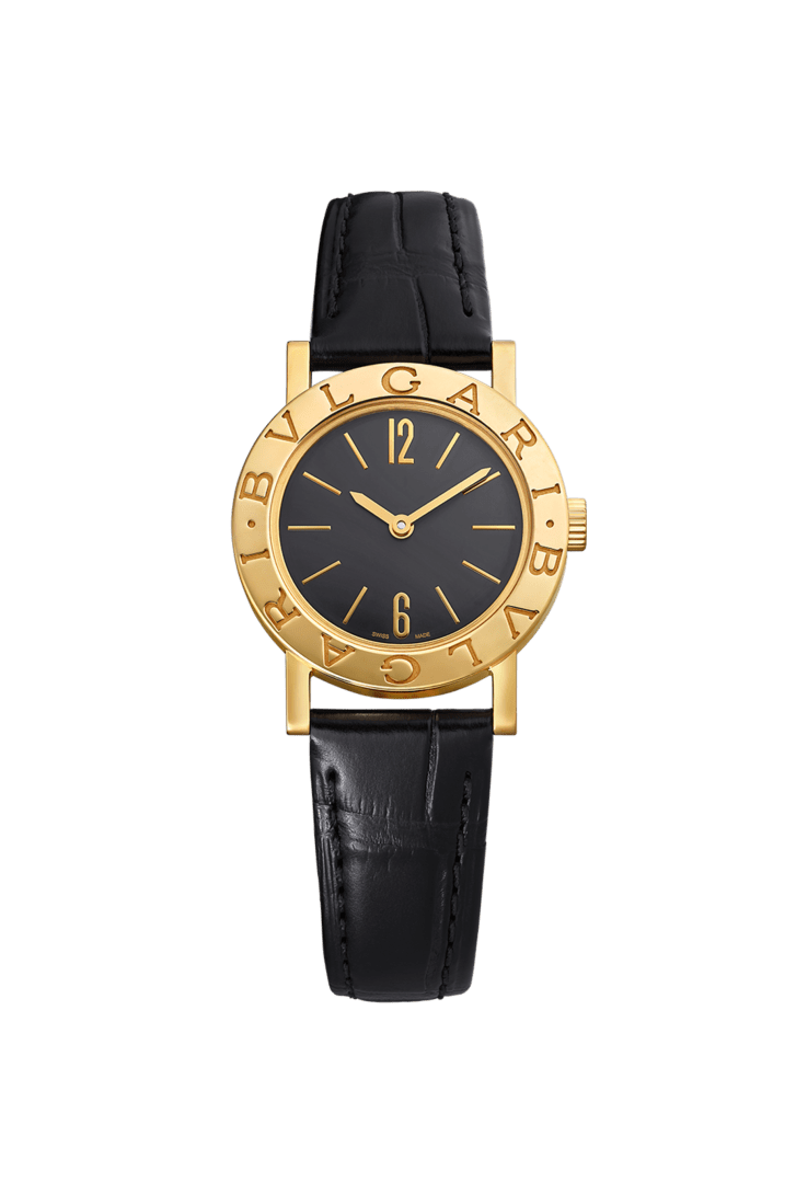 Yellow gold Bvlgari Bvlgari Watch Black 103897 | Bvlgari