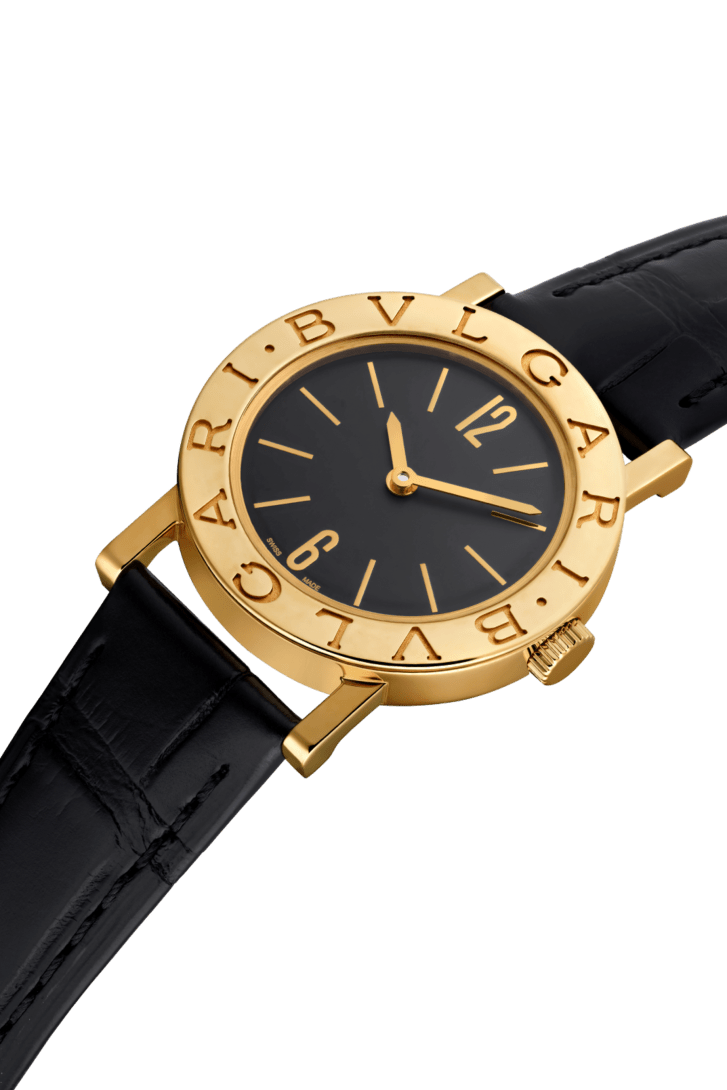 Yellow gold Bvlgari Bvlgari Watch Black 103897 | Bvlgari