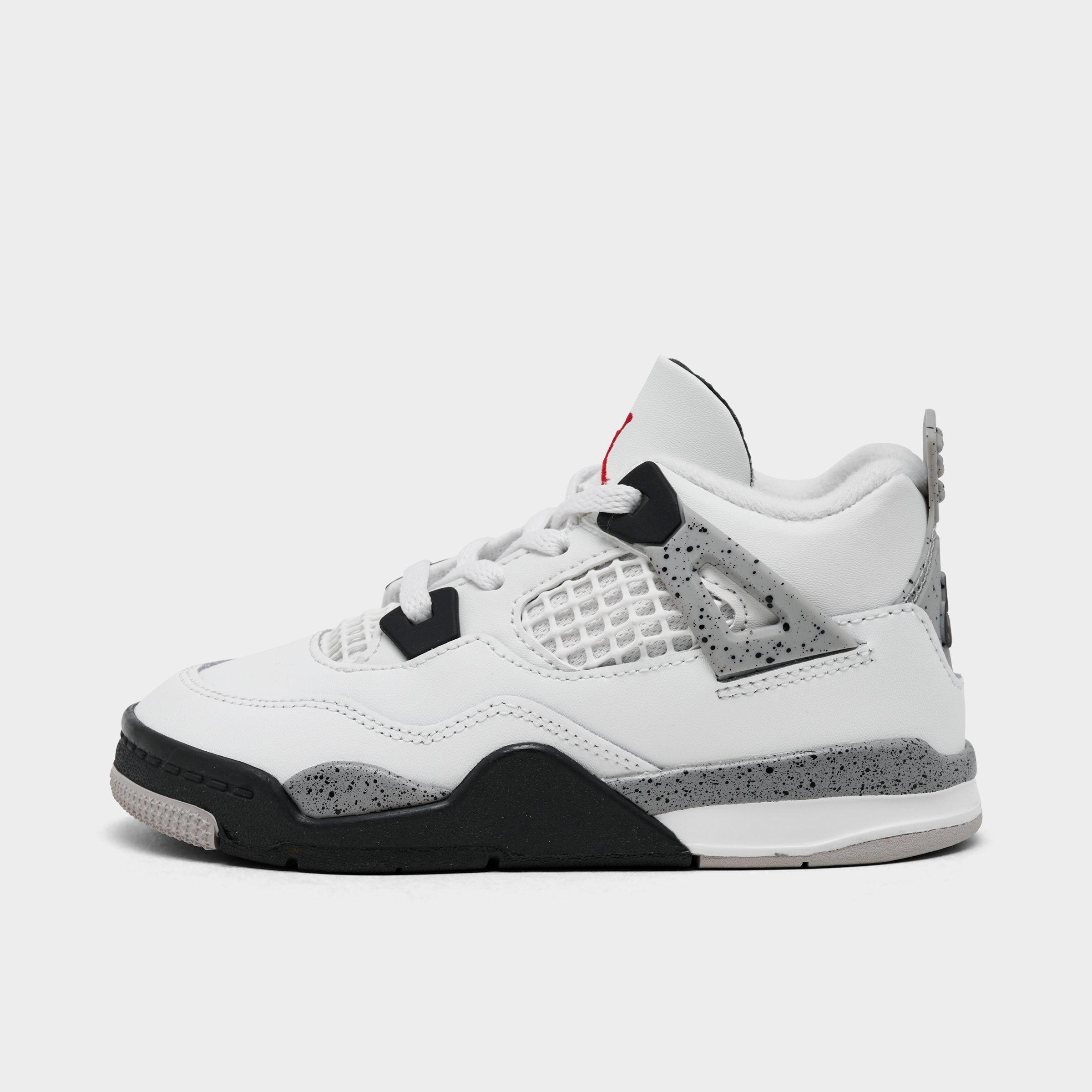 Kids' Toddler Air Jordan Retro 4 Basketball Shoes | Finish Line