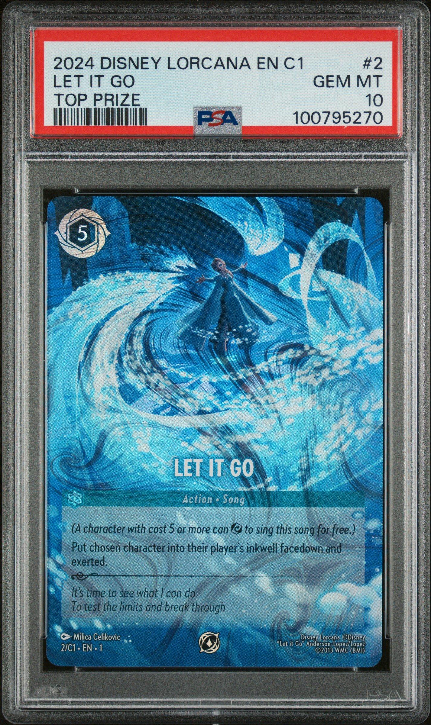 2024 Disney Lorcana En C1-lorcana Challenge Promo 2 Let It Go Top