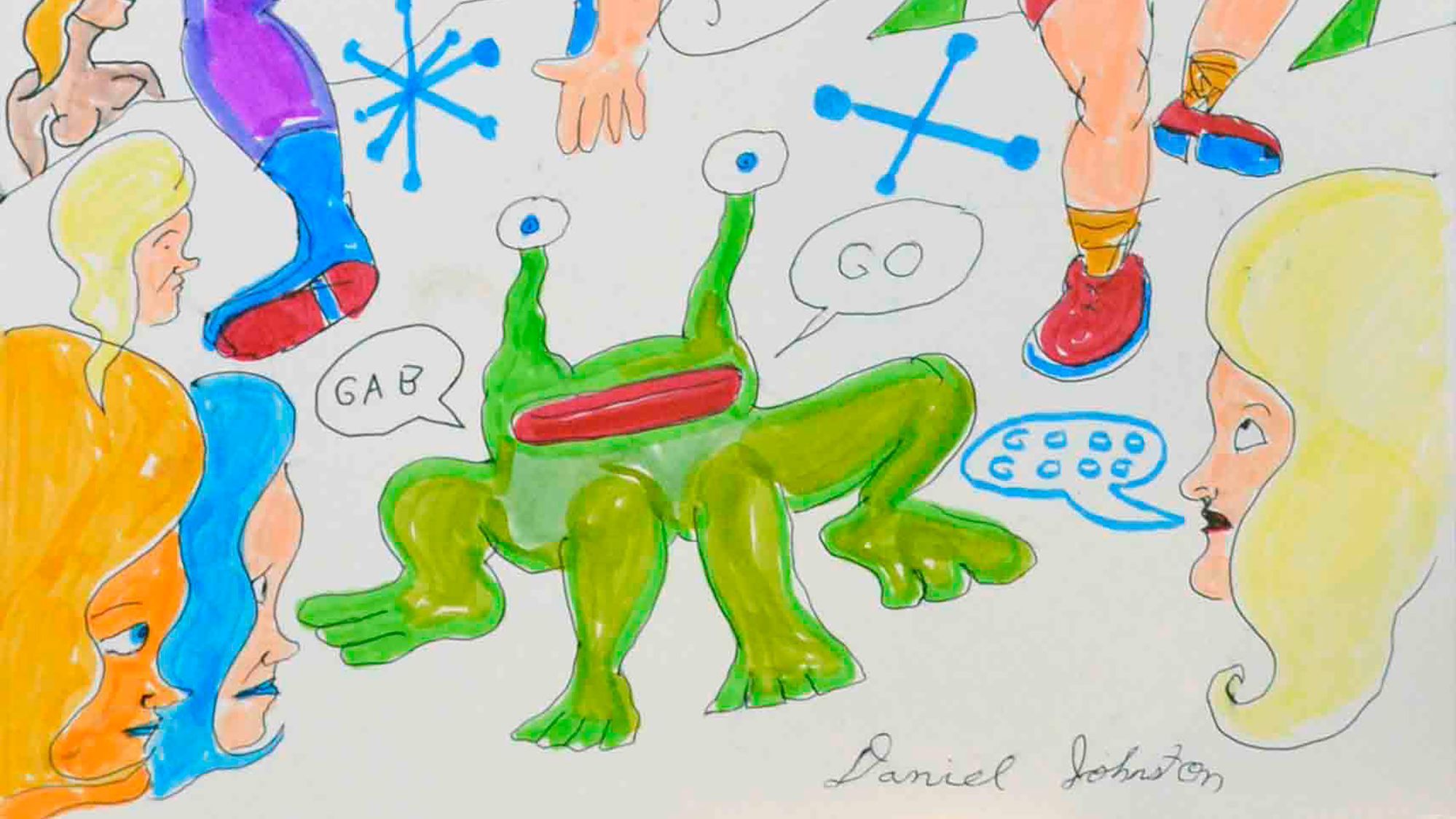 孤高の鬼才”ダニエル・ジョンストンの追悼展「The Story of an Artist