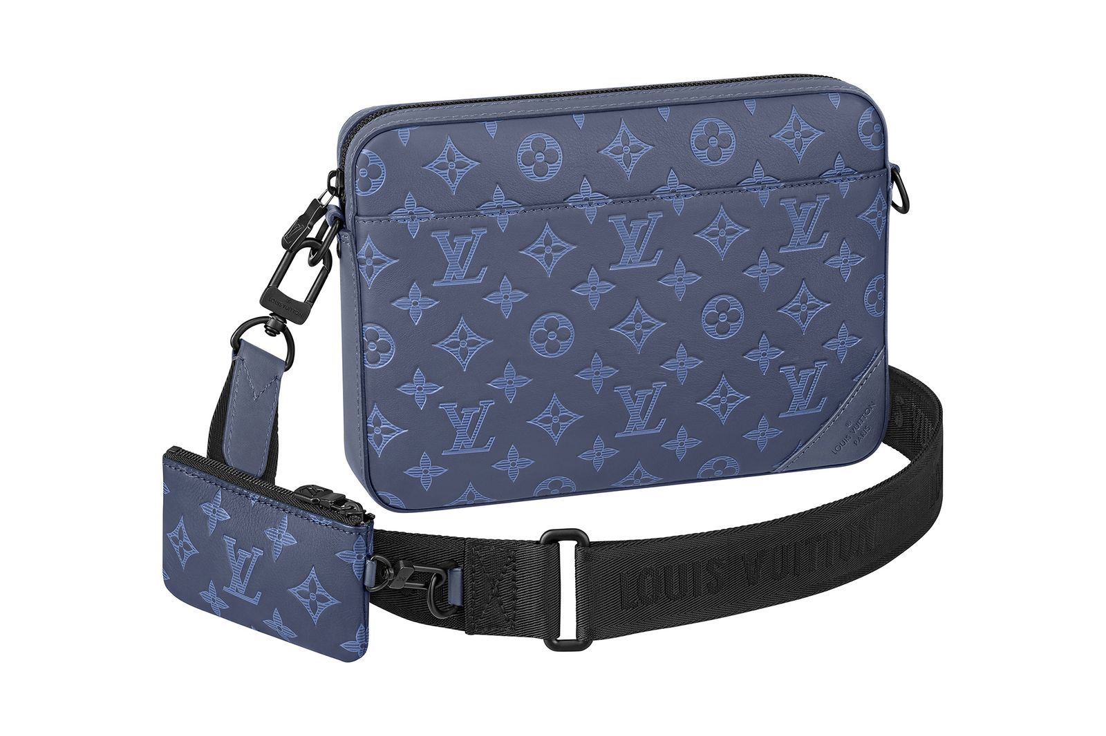 ルイ・ヴィトンがレザーグッズの新作「モノグラム・シャドウ ネイビー