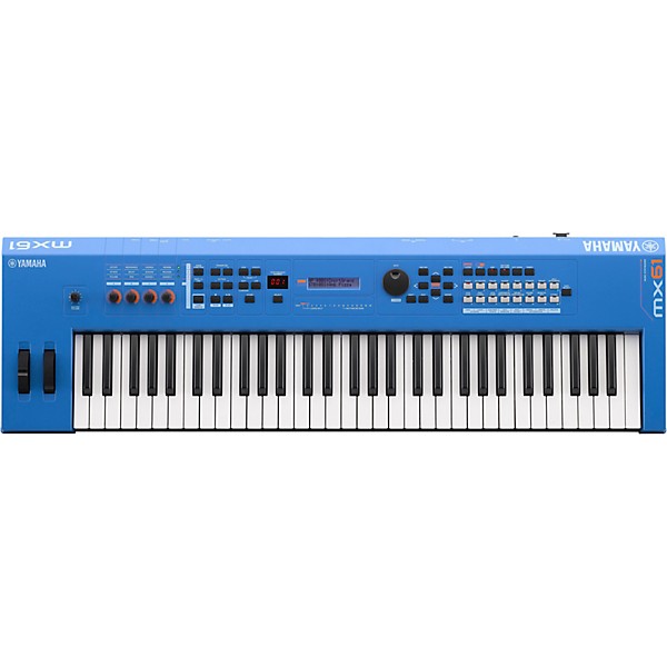 Yamaha MX61 61-Key Music Production Synthesizer Electric Blue