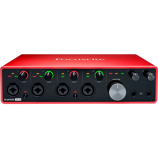Focusrite Scarlett 18i8 USB Audio Interface Gen 3 | Guitar Center