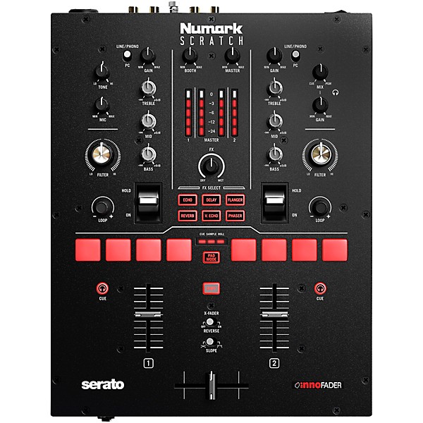 Open Box Numark Scratch 2-Channel DJ Mixer for Serato DJ Pro