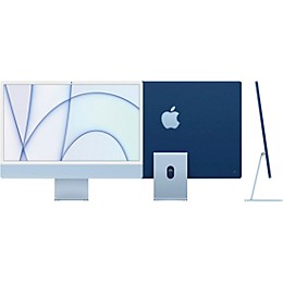 Apple 24in. iMac with Retina 4.5K 8 core M1 8GB 512GB Blue MGPL3LL