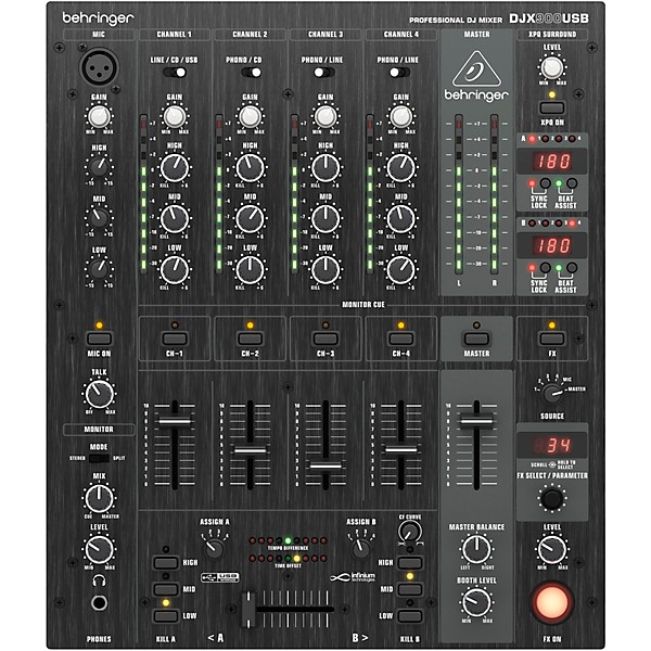 Behringer DJX900USB Pro Mixer | Guitar Center