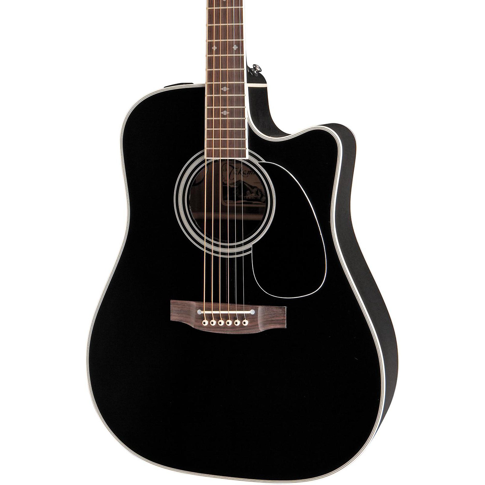 Takamine EF341SC Legacy Series Acoustic-Electric Guitar Black