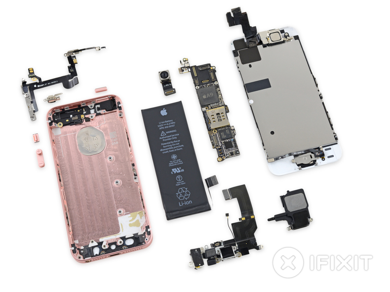 iFixit tears down iPhone SE, reveals some interchangeable 5s parts