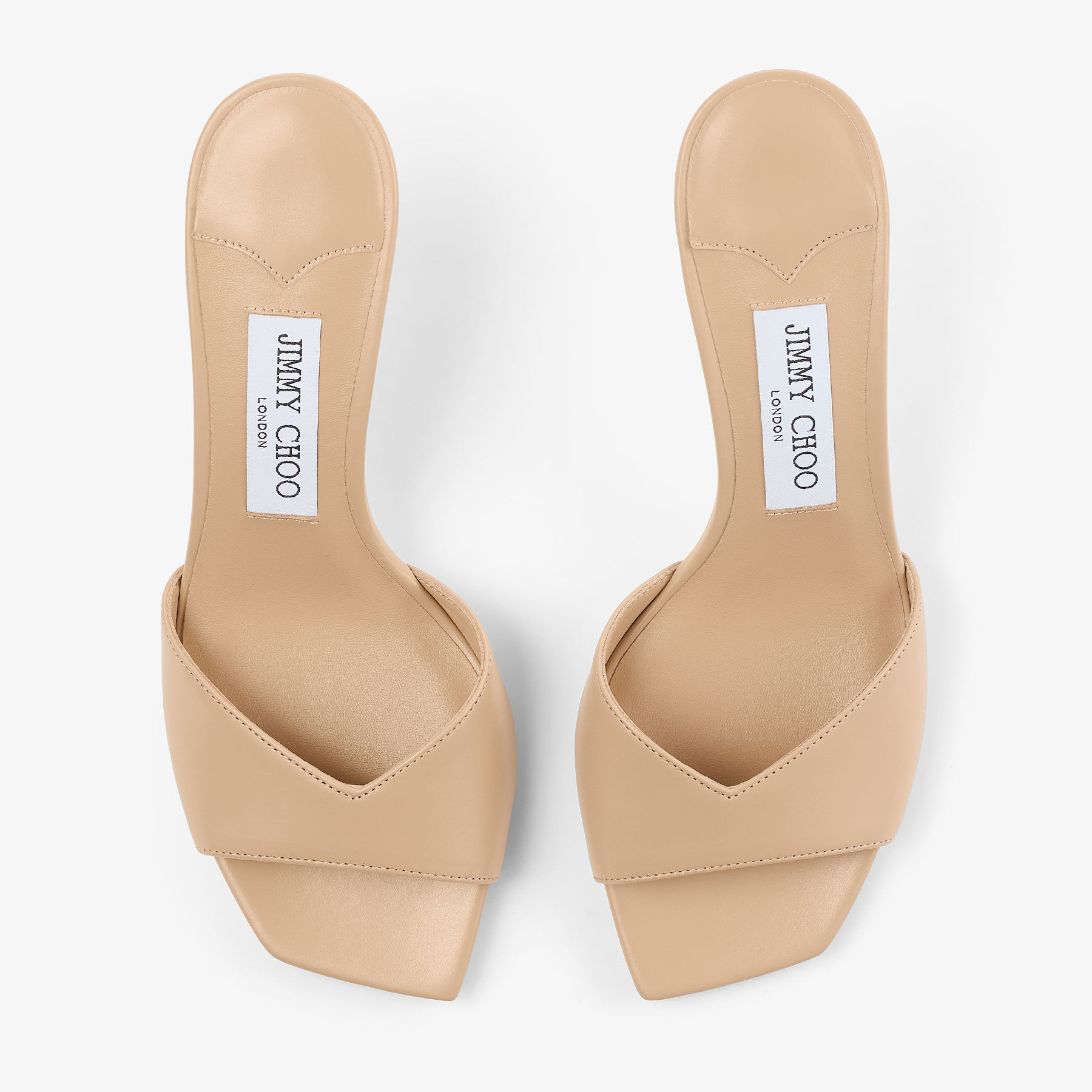 Skye 70 | Chai Calf Leather Mule Sandals | JIMMY CHOO