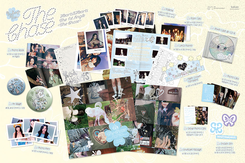 jp.ktown4u.com : Hearts2Hearts - シングルアルバム1集 [The Chase