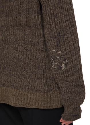 MAISON MARGIELA | Chunky Ribbed Knit Sweater | Women | Lane Crawford