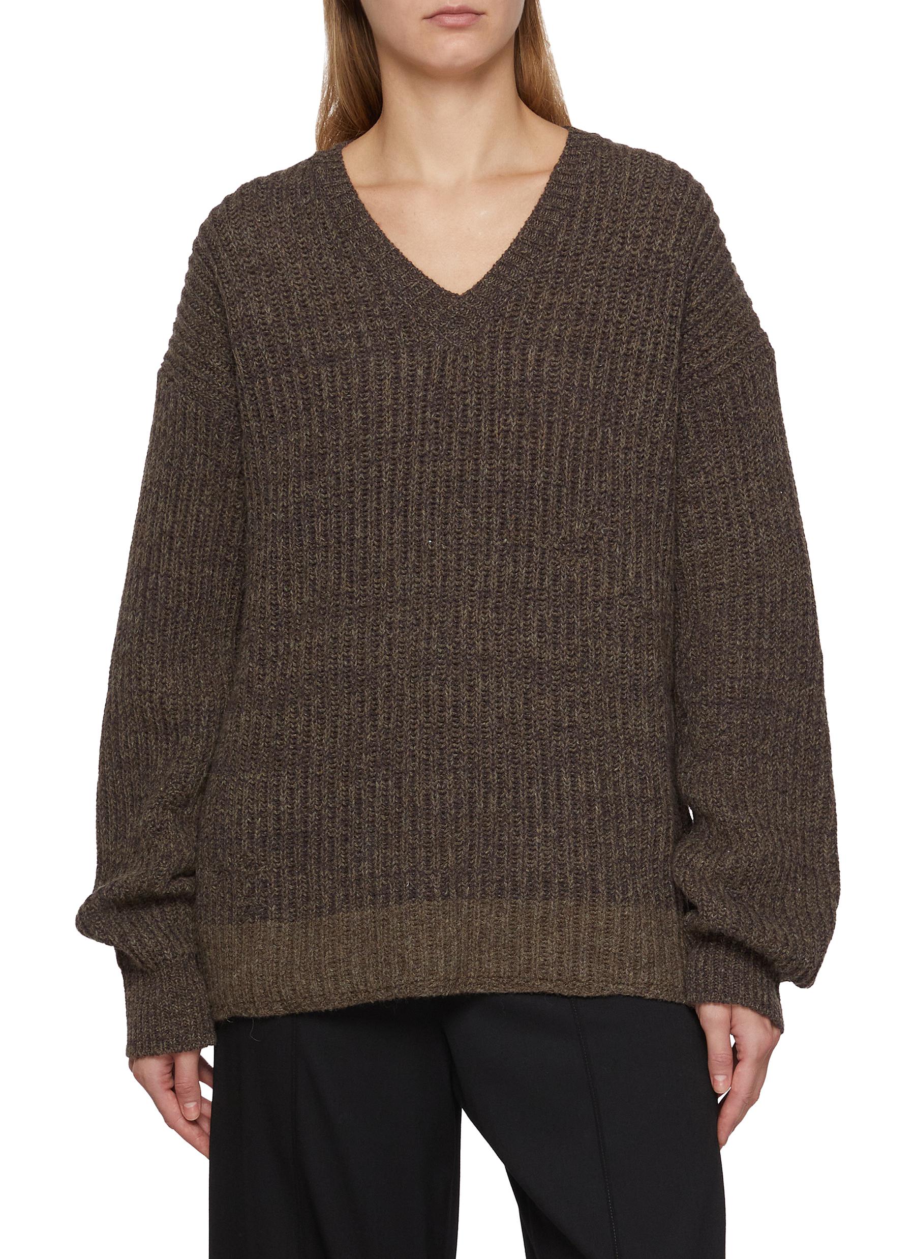 MAISON MARGIELA | Chunky Ribbed Knit Sweater | Women | Lane Crawford