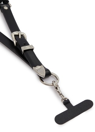 TOGA VIRILIS ACCESSORIES | Leather Braid Phone Handle Strap