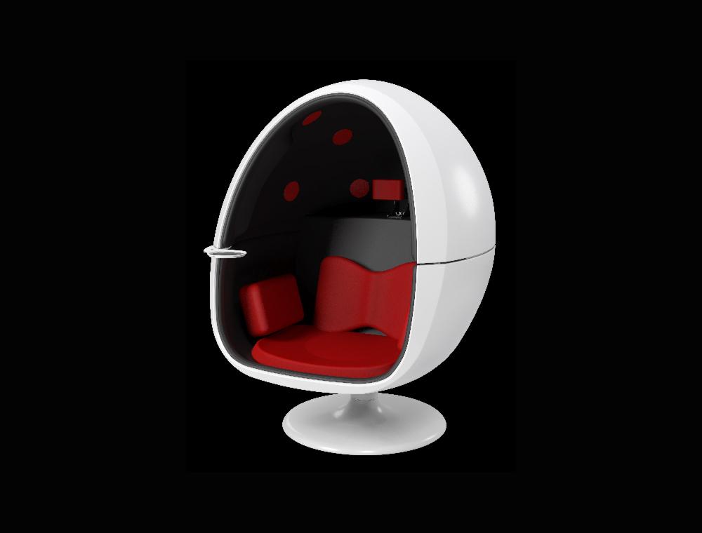 SF映画に出てきそうな、タマゴ型のチェアスピーカー | ギズモード